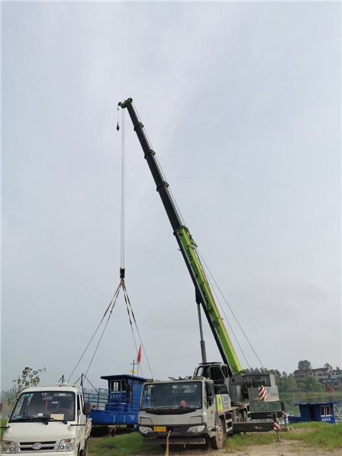 忻州市桥梁建设吊装案例